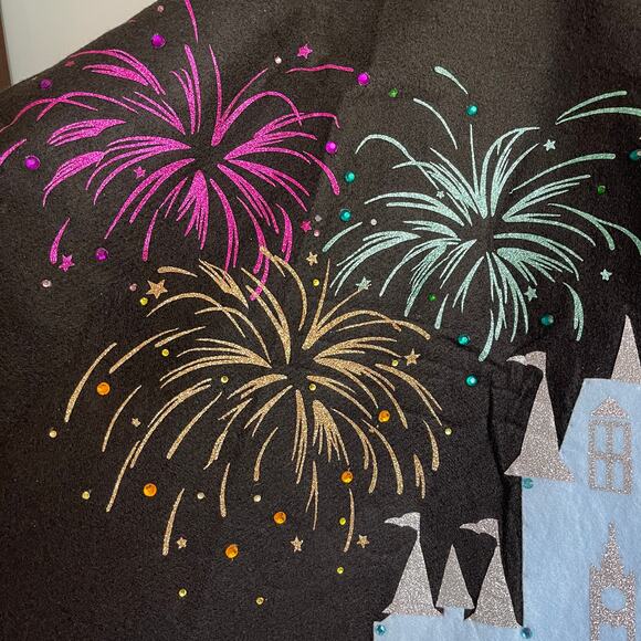 Magic Kingdom Bounder Tinker Belle Firework Handmade Poodle Skirt Sz XL W38 - Picture 2 of 4